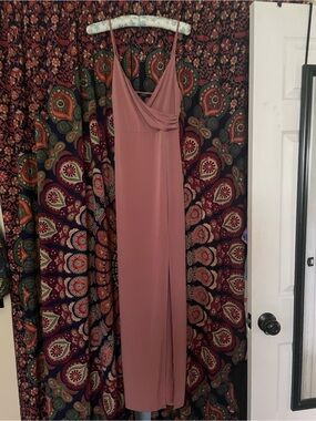 Forever 21 Mauve Spaghetti-Strap Maxi Dress